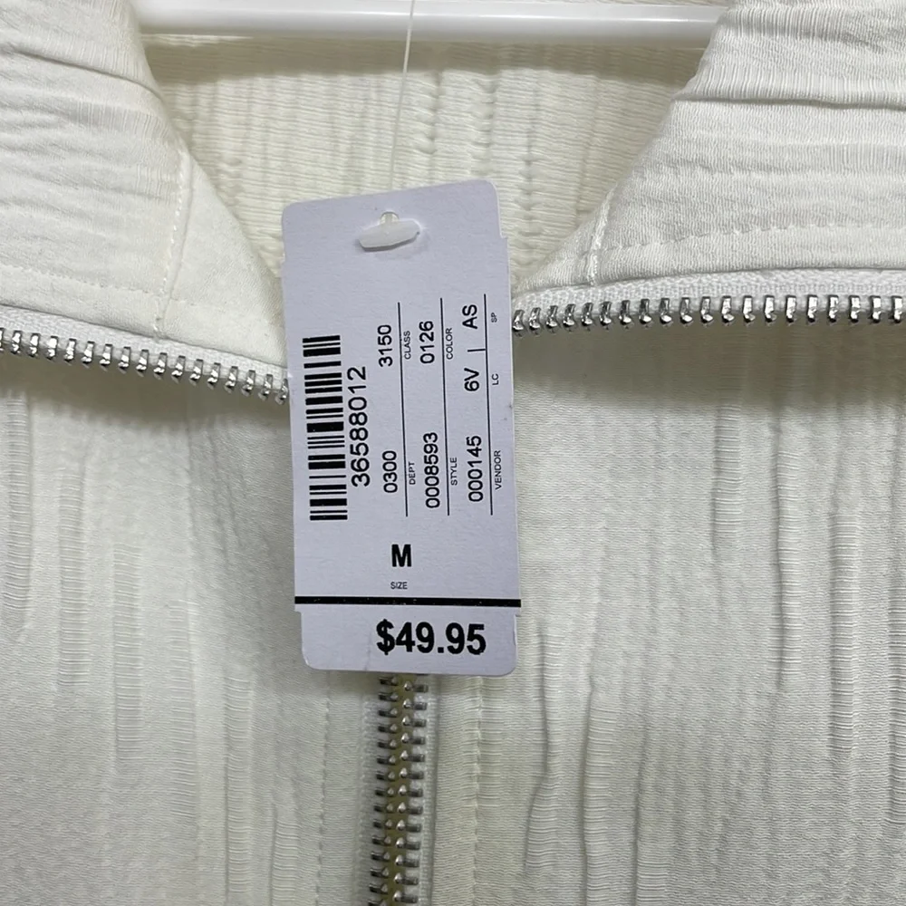 NWT Christopher‎ & Banks off white Jacket size medium - Picture 5 of 7
